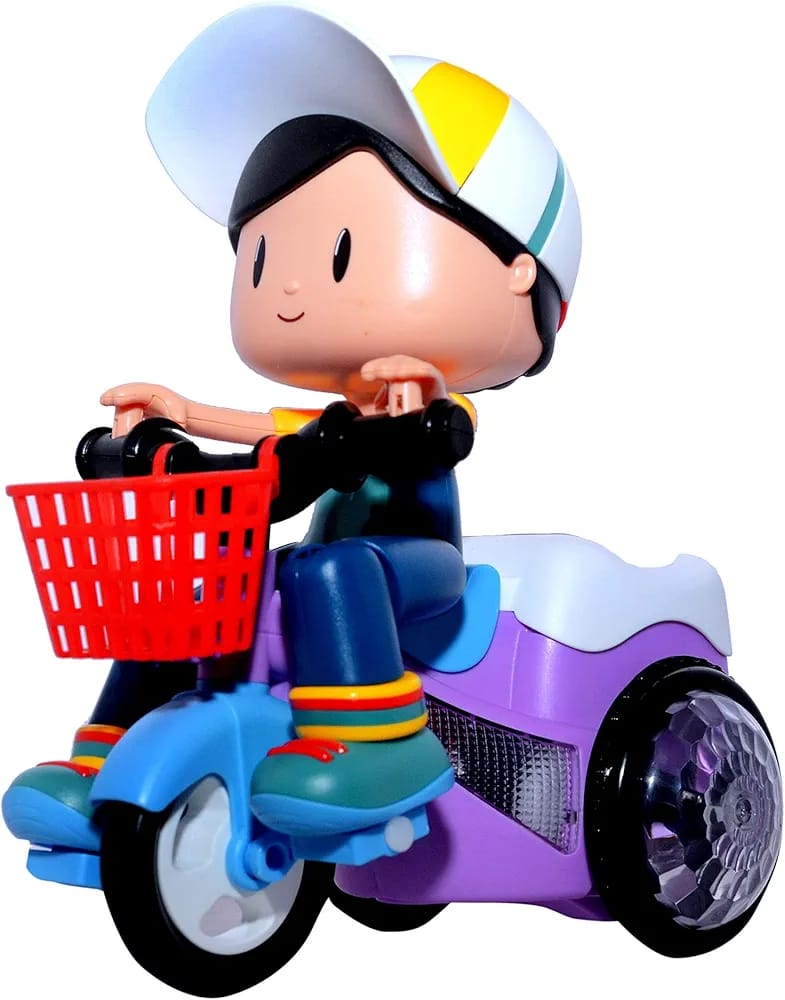 Musical Stunt Tricycle Toy Bike for Kids