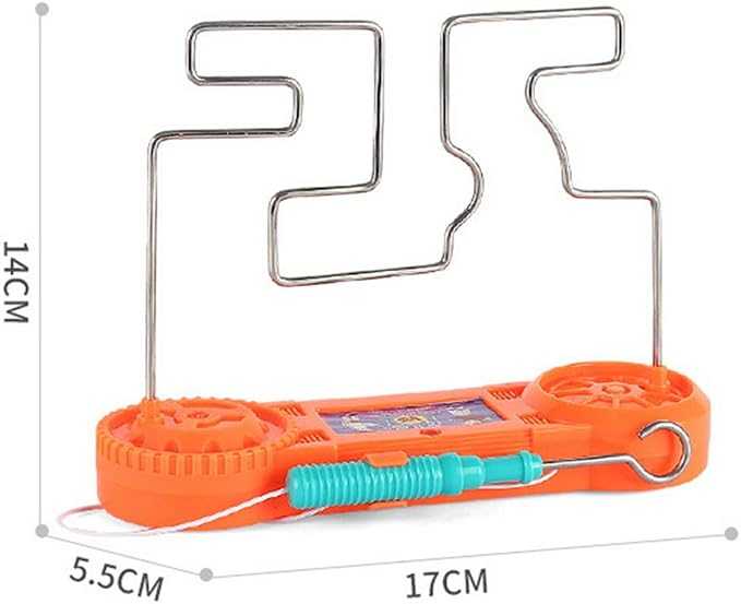 Kids Collison Electric Shock Toy, Education Electric Touch Maze Game
