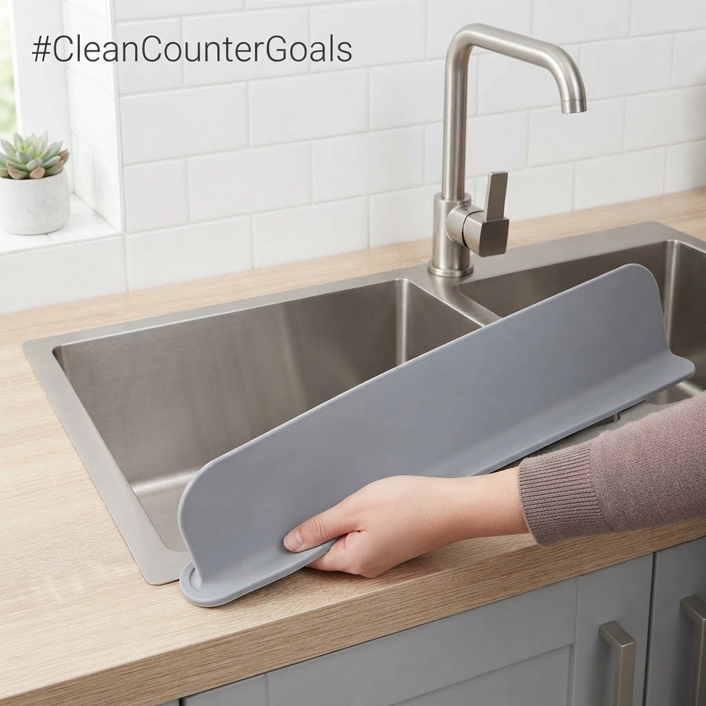 Silicone Kitchen Sink Water Splash Guard