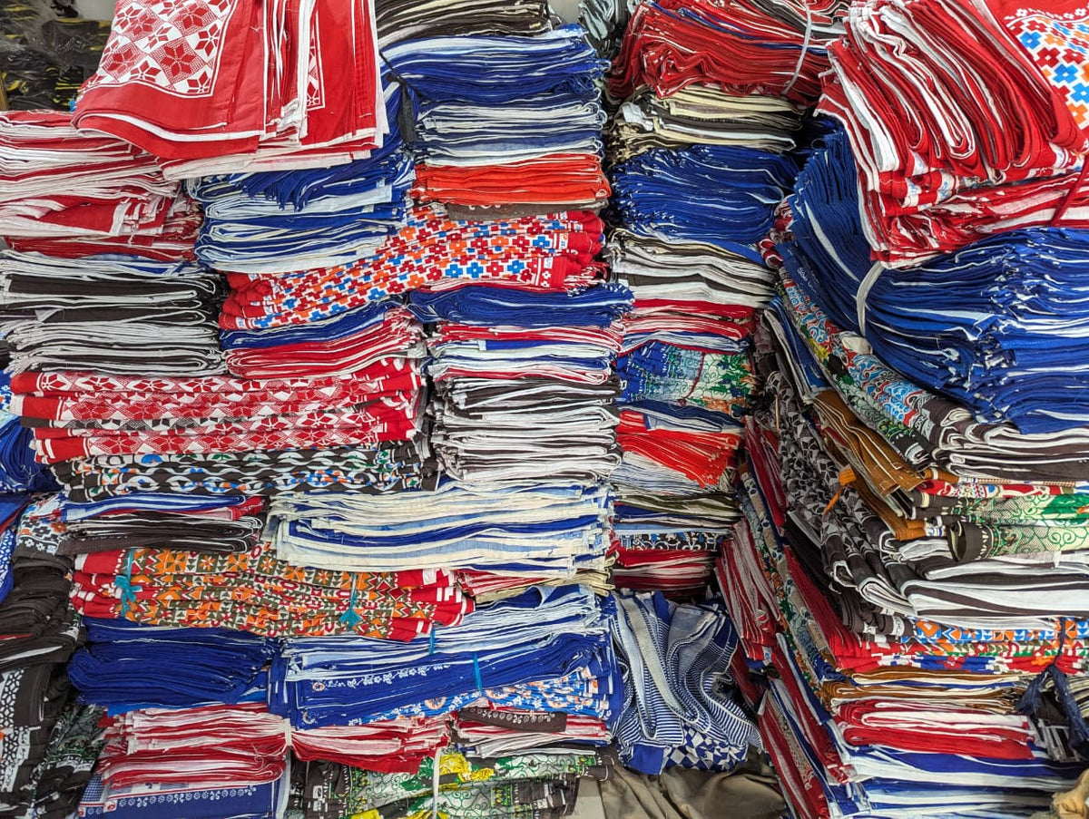 12 Pcs Classic Premium Pure Cotton Table-Printed Roti Romal