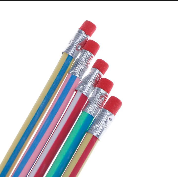 Bendy Flexible Soft Pencil With Eraser For Kids