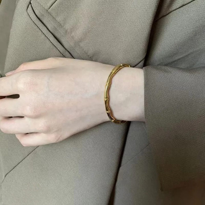 Bamboo Trending Korean Bangle - Jewelry Product Designed For Wrist Wear