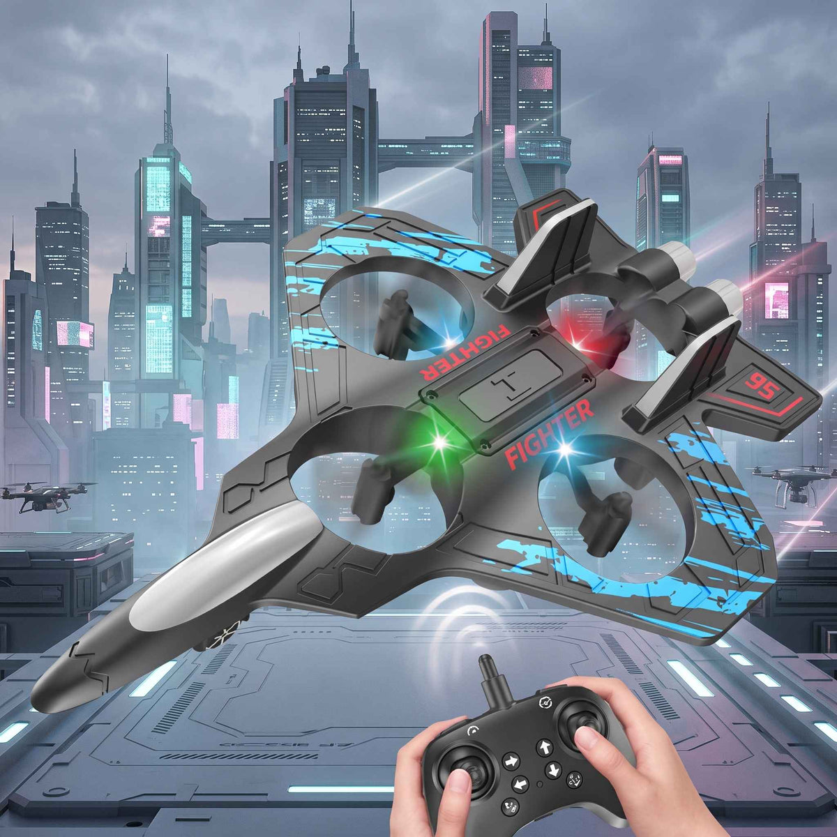 2.4Ghz RC Fighter Jet for Kids