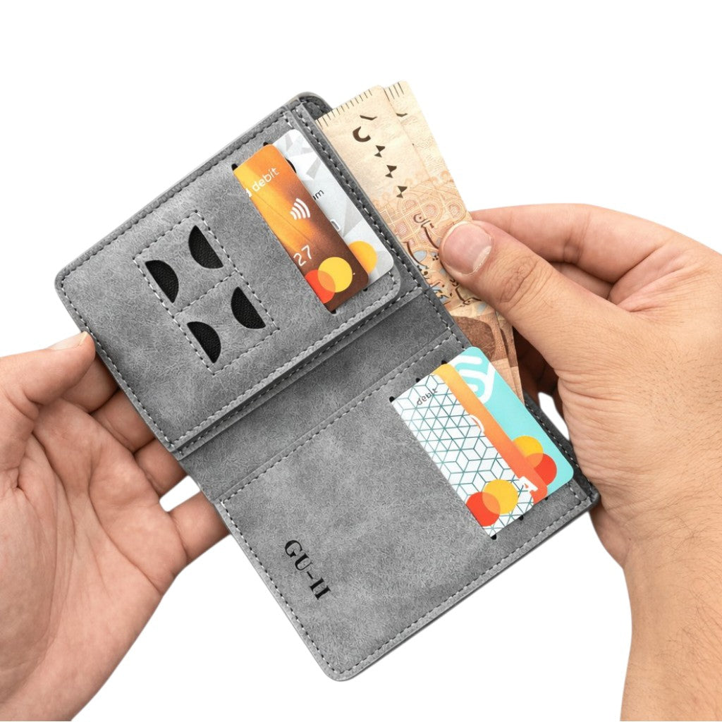 Trending M-Design RFID Wallet | Compact PU Card for Men & Women