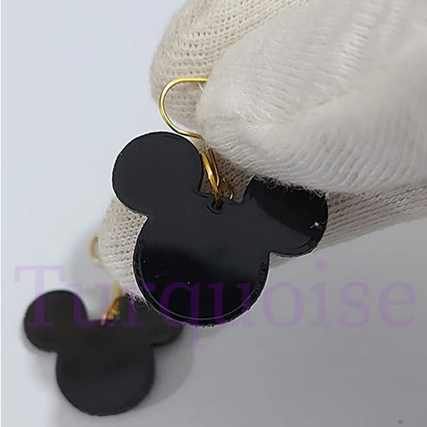 Minnie Mouse Design Cute Earrings- Light Weight