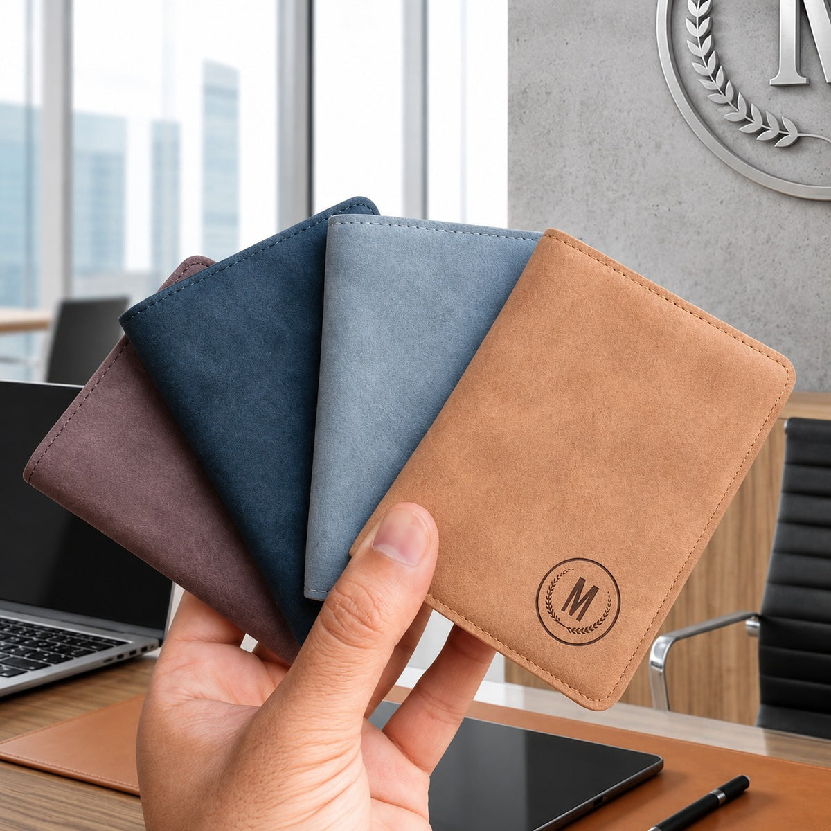 Trending M-Design RFID Wallet | Compact PU Card for Men & Women