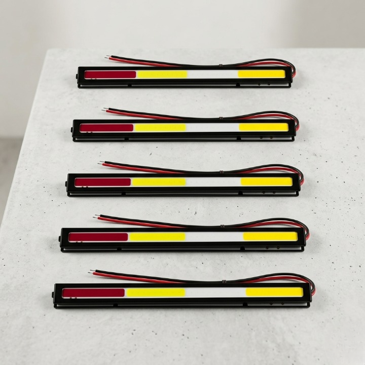 Universal Multi-Color COB LED DRL Strip Lights
