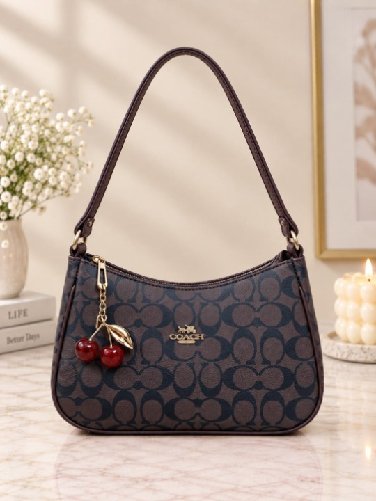 Coach Cherry Curved Shoulder Bag
