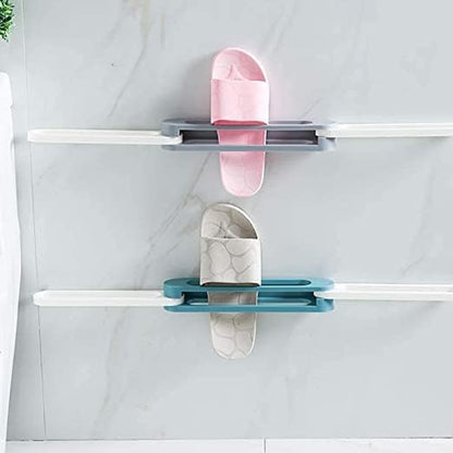 Shoes Rack Wall Mounted Folding Towel Hanger Organizer