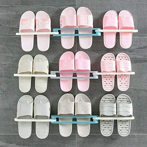 Shoes Rack Wall Mounted Folding Towel Hanger Organizer