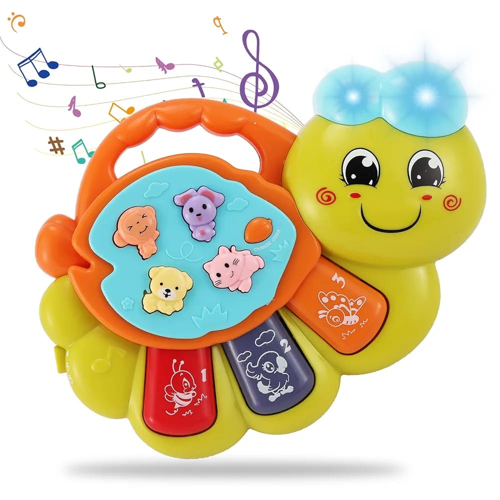 Baby Toy with Caterpillar, Musical Piano Keyboard