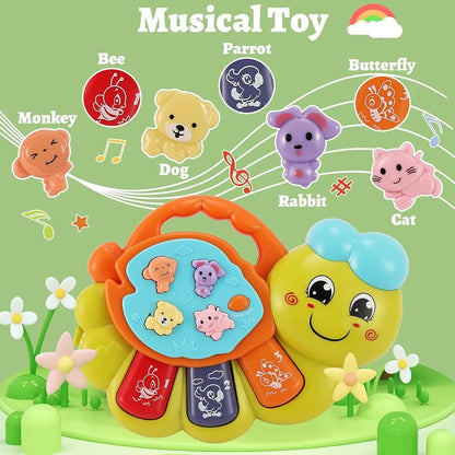 Baby Toy with Caterpillar, Musical Piano Keyboard