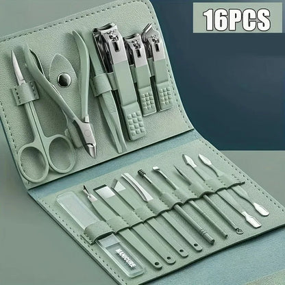 16pcs Professional Manicure &amp; Pedicure Set