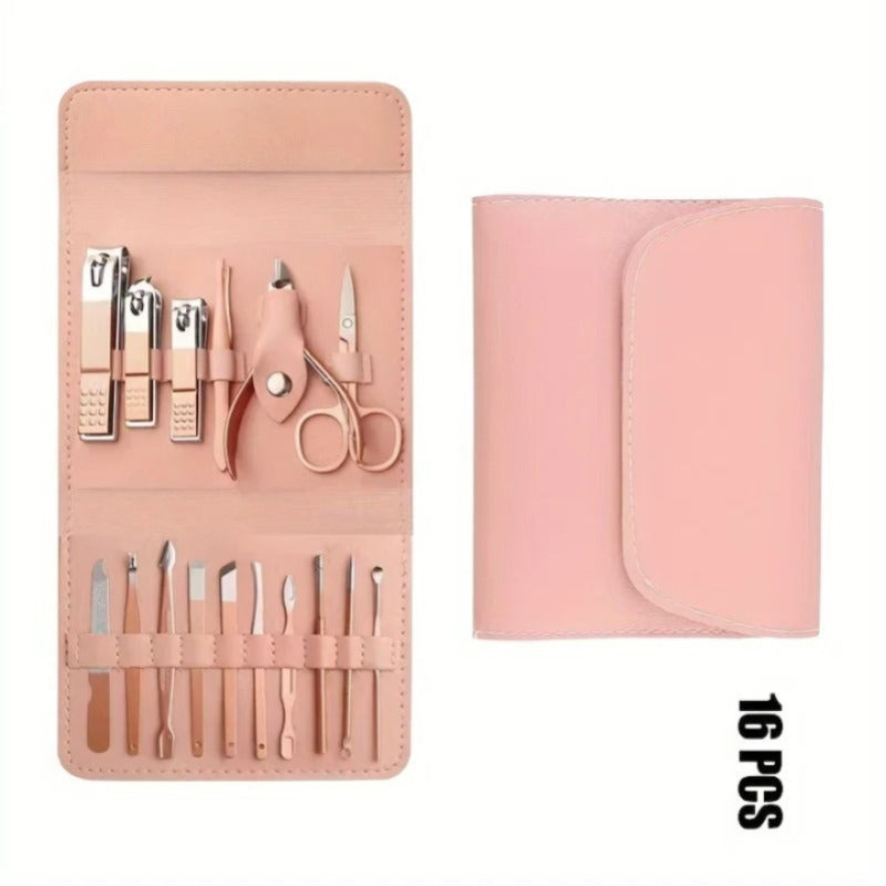 16pcs Professional Manicure &amp; Pedicure Set