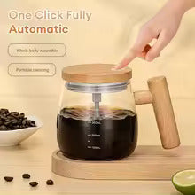 Self Mixing Glass Mug for Home &amp; Office