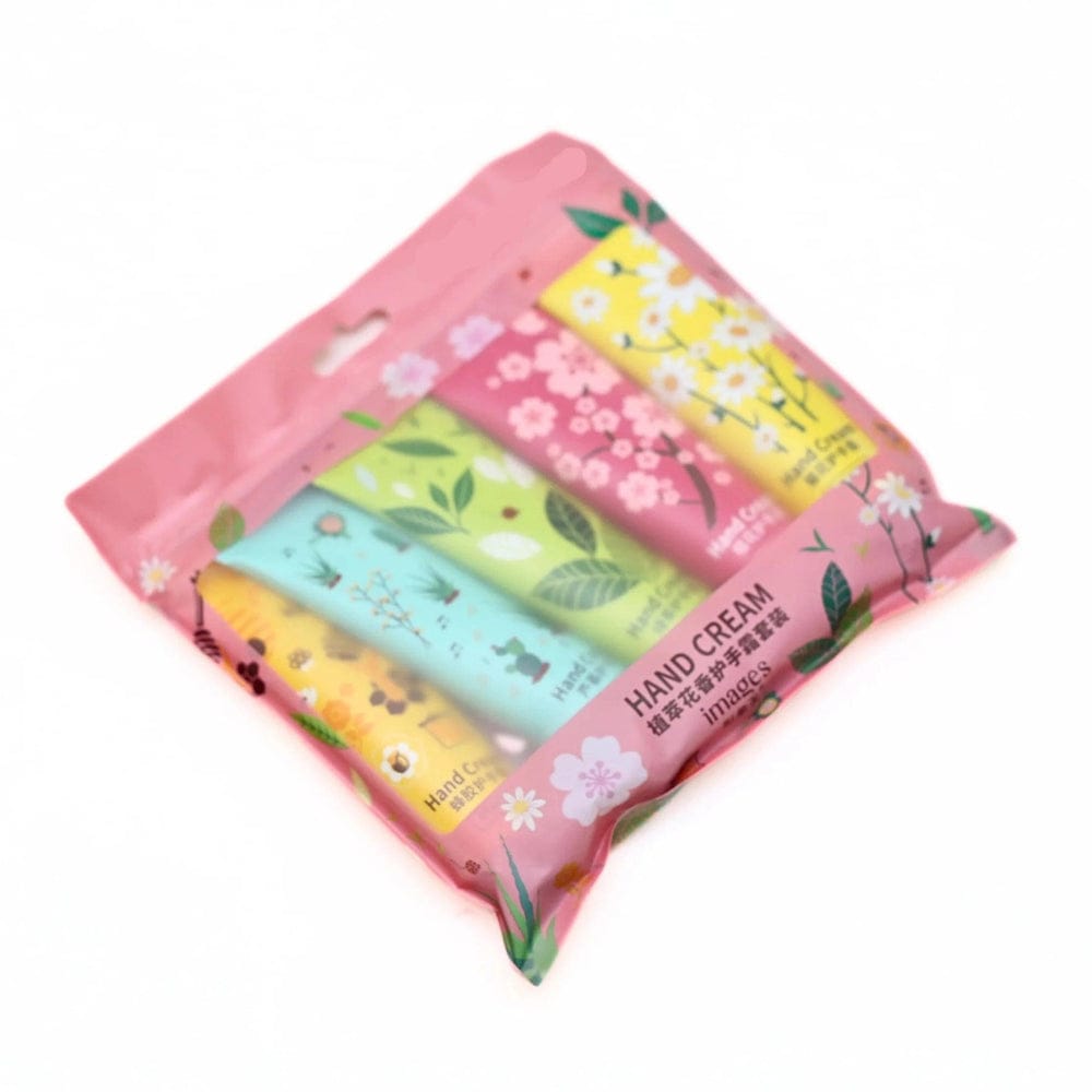 5pcs Plant &amp; Fruit Fragrance Hand Cream Set