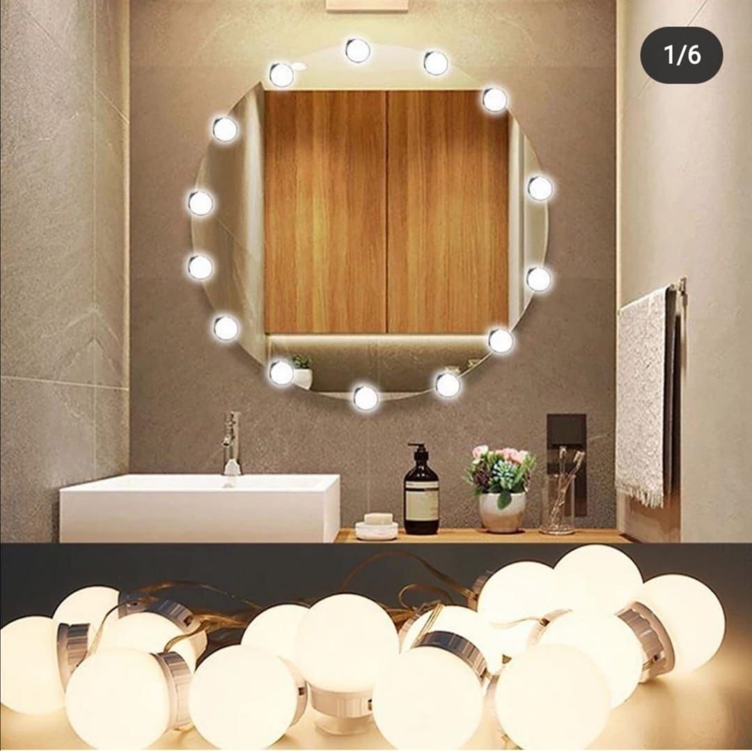 10 LED  Bulbs for Makeup Dressing Table &amp; Bathroom Mirror