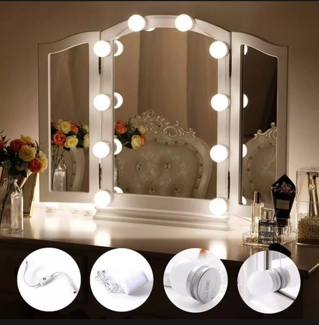 10 LED  Bulbs for Makeup Dressing Table &amp; Bathroom Mirror