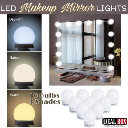 10 LED  Bulbs for Makeup Dressing Table &amp; Bathroom Mirror