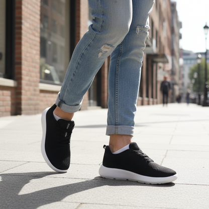 Men’s Lightweight Breathable Mesh Sneakers – Casual Walking