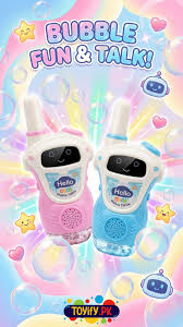 Walkie Talkie Bubble Maker Toy Fun  2 in 1