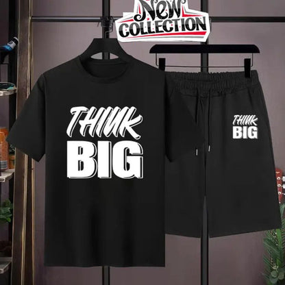 Black Summer Printed Tracksuit for Men &amp; Boys Soft &amp; Comfortable