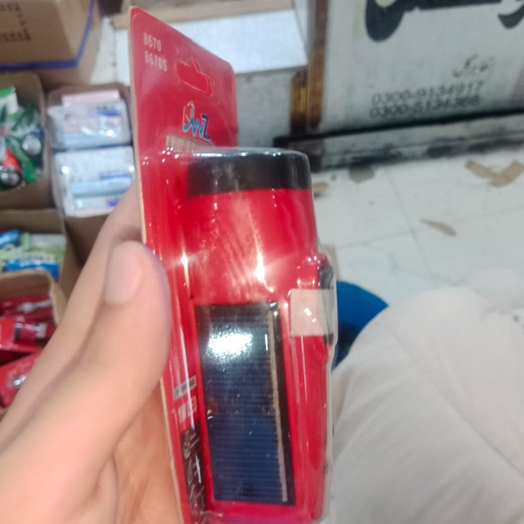 Mini Solar Rechargeable LED Flashlight