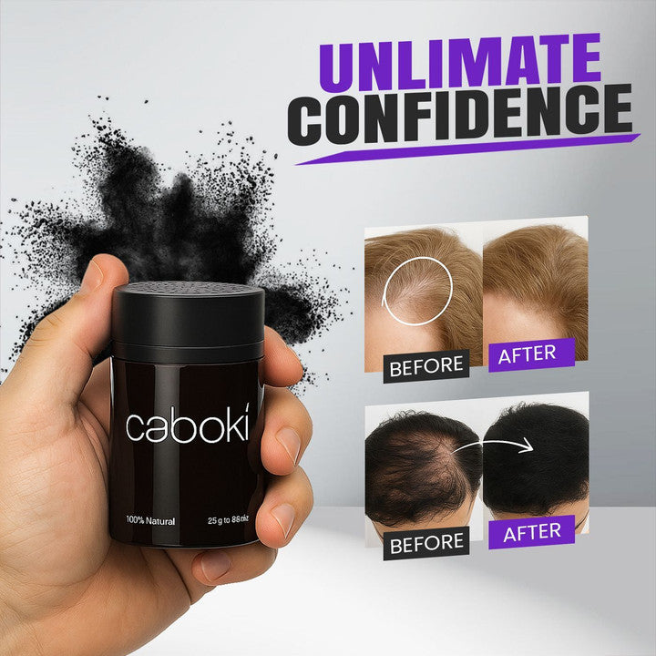 Caboki Hair Fibers  Thickening Fibers for a Fuller, Natural-Looking Hairstyle 25g