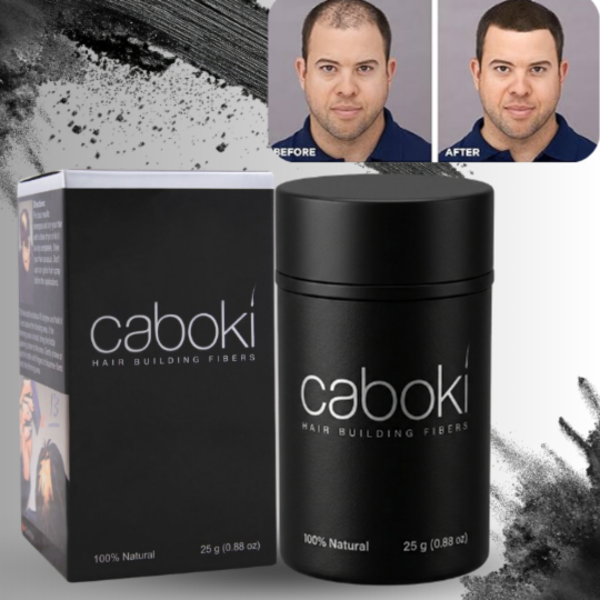 Caboki Hair Fibers  Thickening Fibers for a Fuller, Natural-Looking Hairstyle 25g