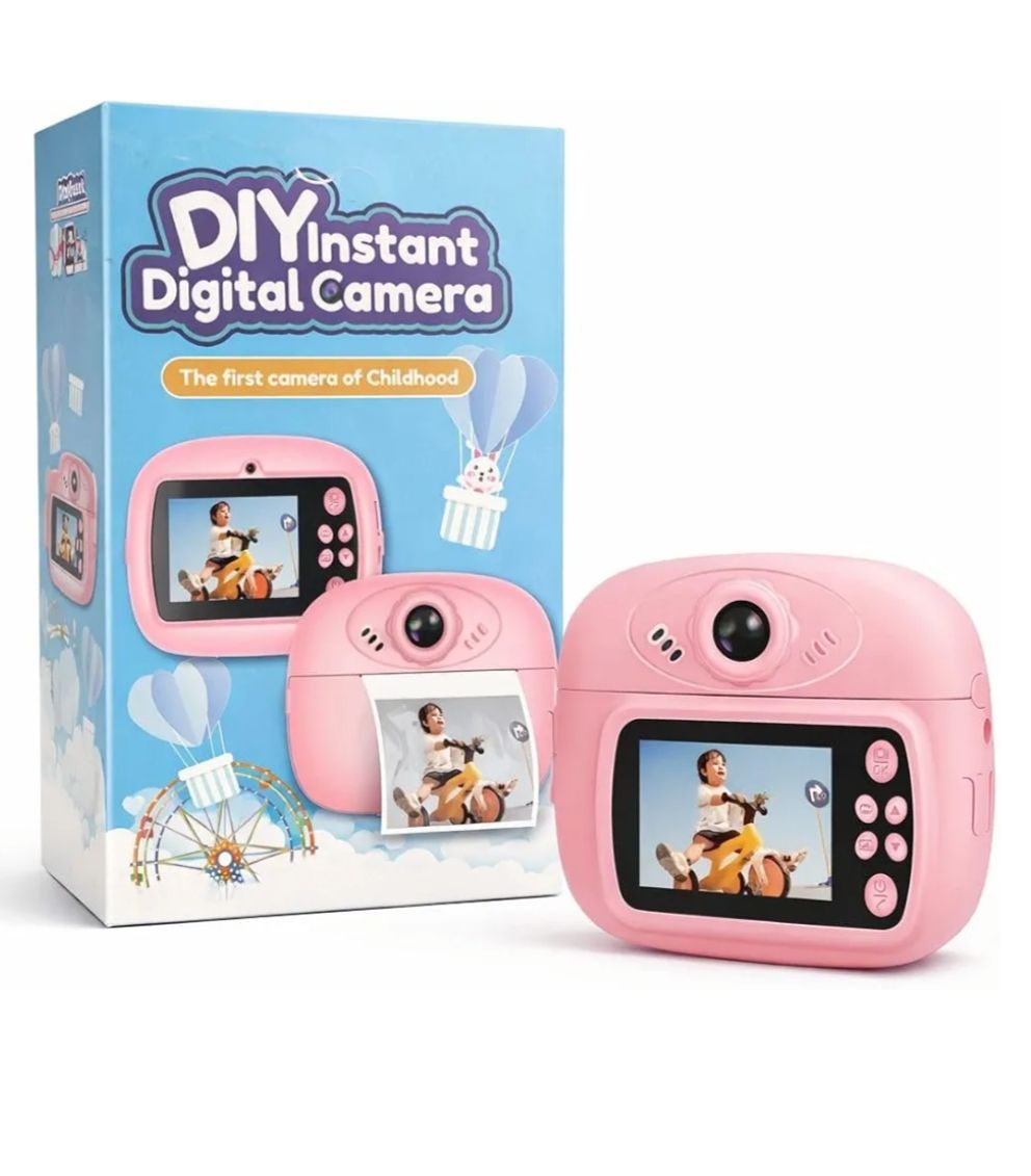 Kids DIY Instant Digital Camera with Photo Printing