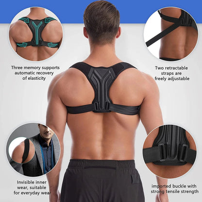 Adjustable Shoulder Back-Belt for Men &amp; Women |