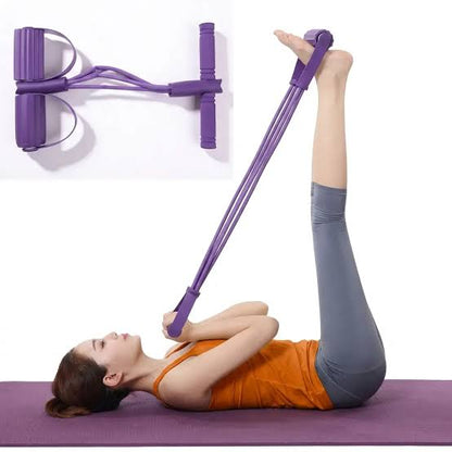 Tummy Trimmer Rubber Pull Resistance Exercise Band
