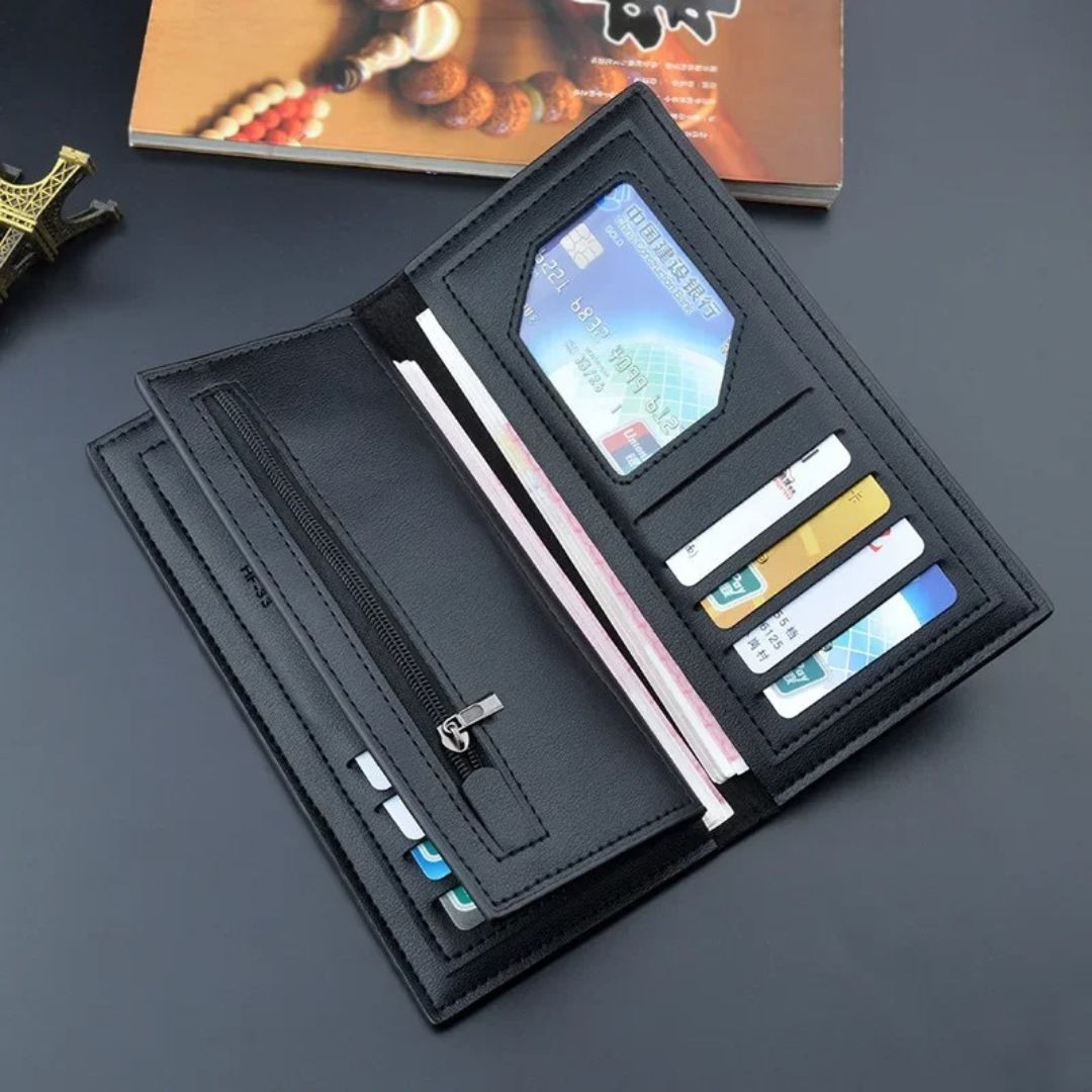 Premium Long Trifold Wallet