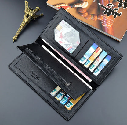 Premium Long Trifold Wallet