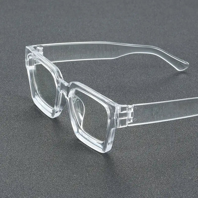 Transparent Frame Bold Fashion Glasses for Men &amp; Women