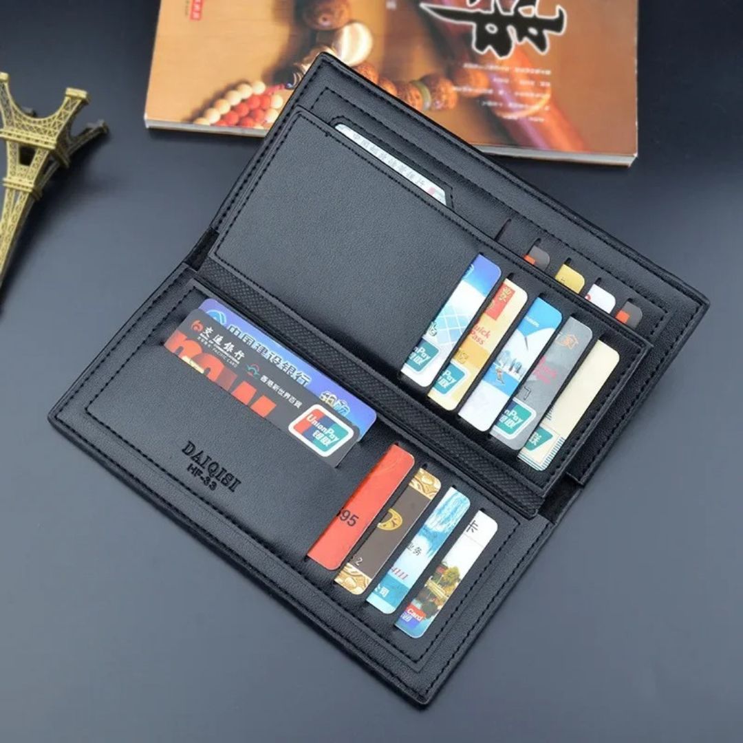 Premium Long Trifold Wallet