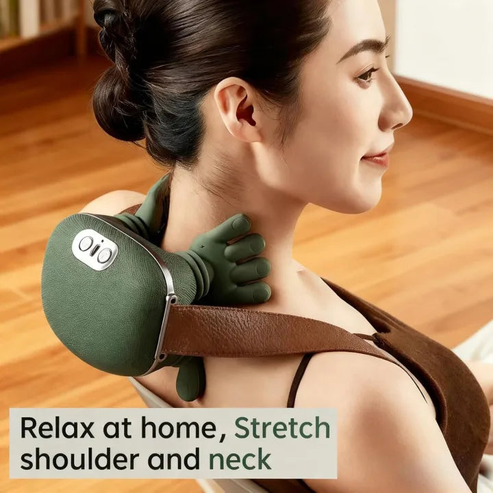 Smart Finger Pressure Neck Massager Shoulder Massager | Pain Relief Relaxation Device for Home