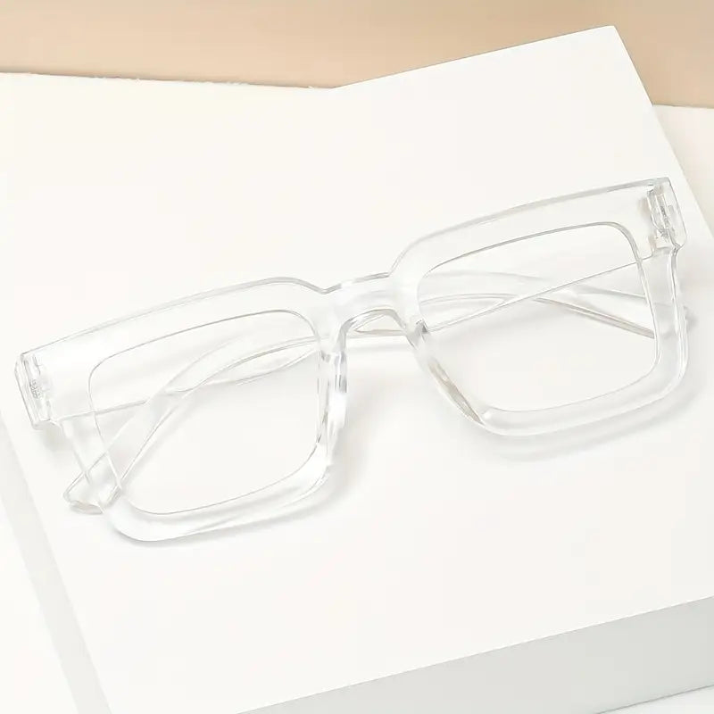 Transparent Frame Bold Fashion Glasses for Men &amp; Women