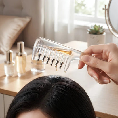 Scalp Massage &amp; Relaxing Comb with Rolling Balls