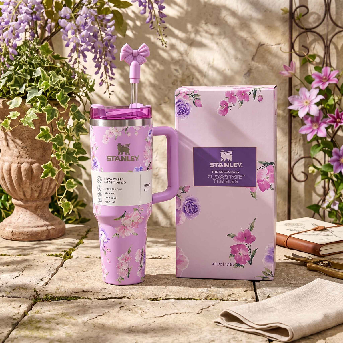 Premium Stainless Steel Tumbler - Lavender