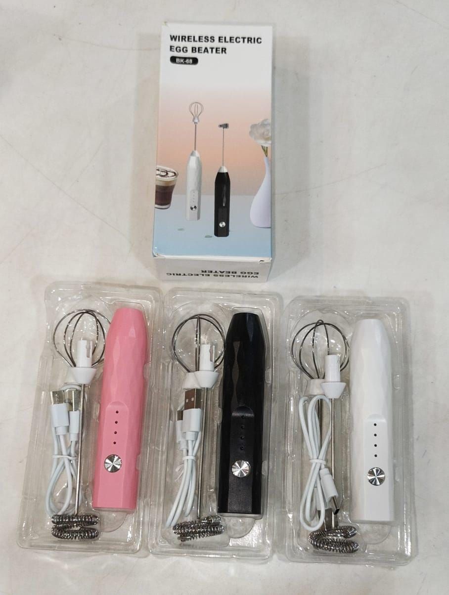 Wireless 2 In 1 Electric Egg Beater And Coffee Frother Rechargeable