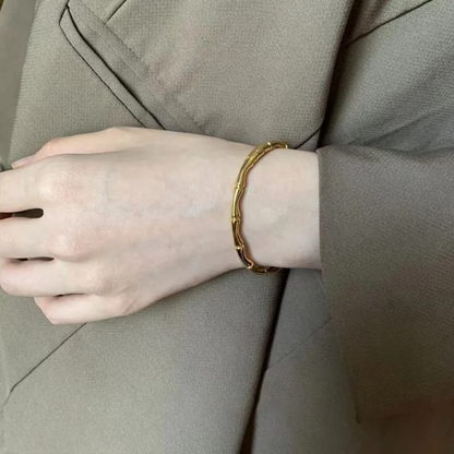 Bamboo Trending Korean Bangle - Jewelry Product Designed For Wrist Wear