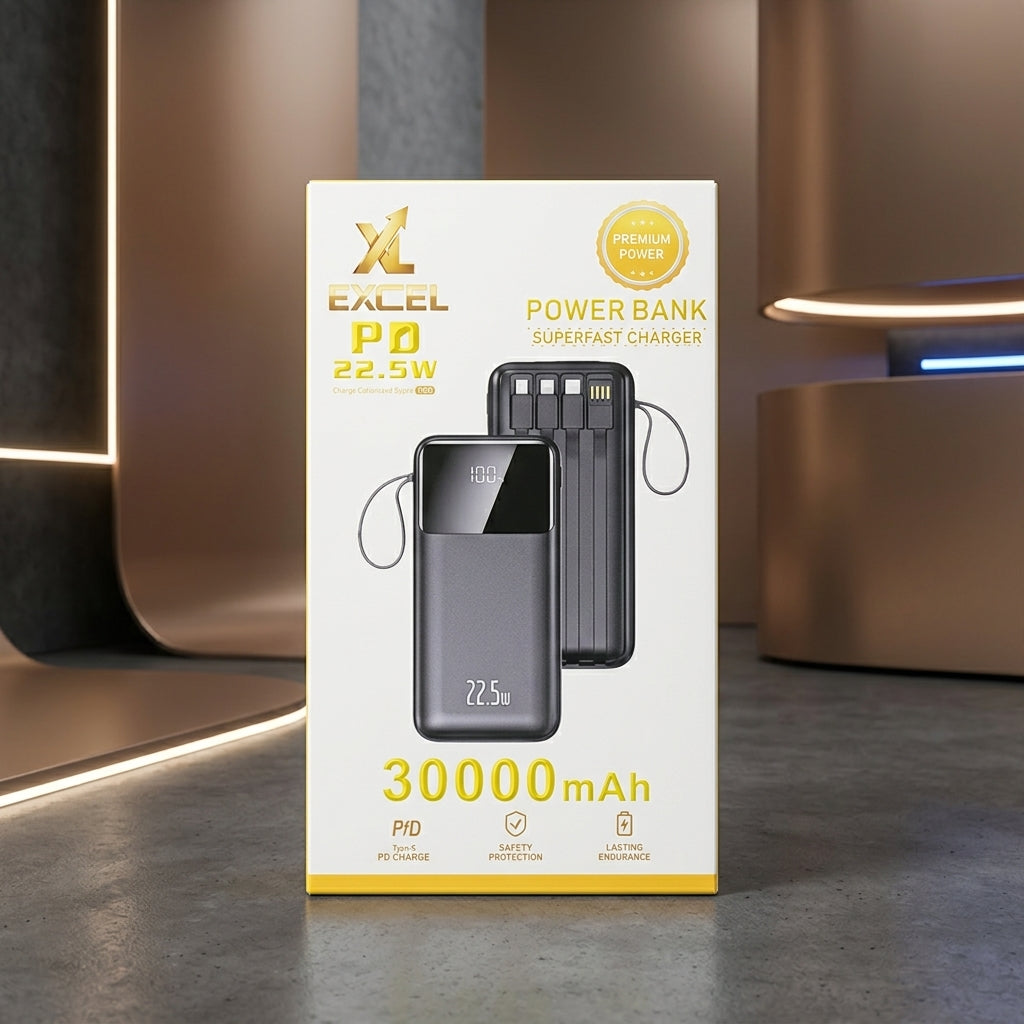 Premium 30000mAh Lithium Battery Power Bank