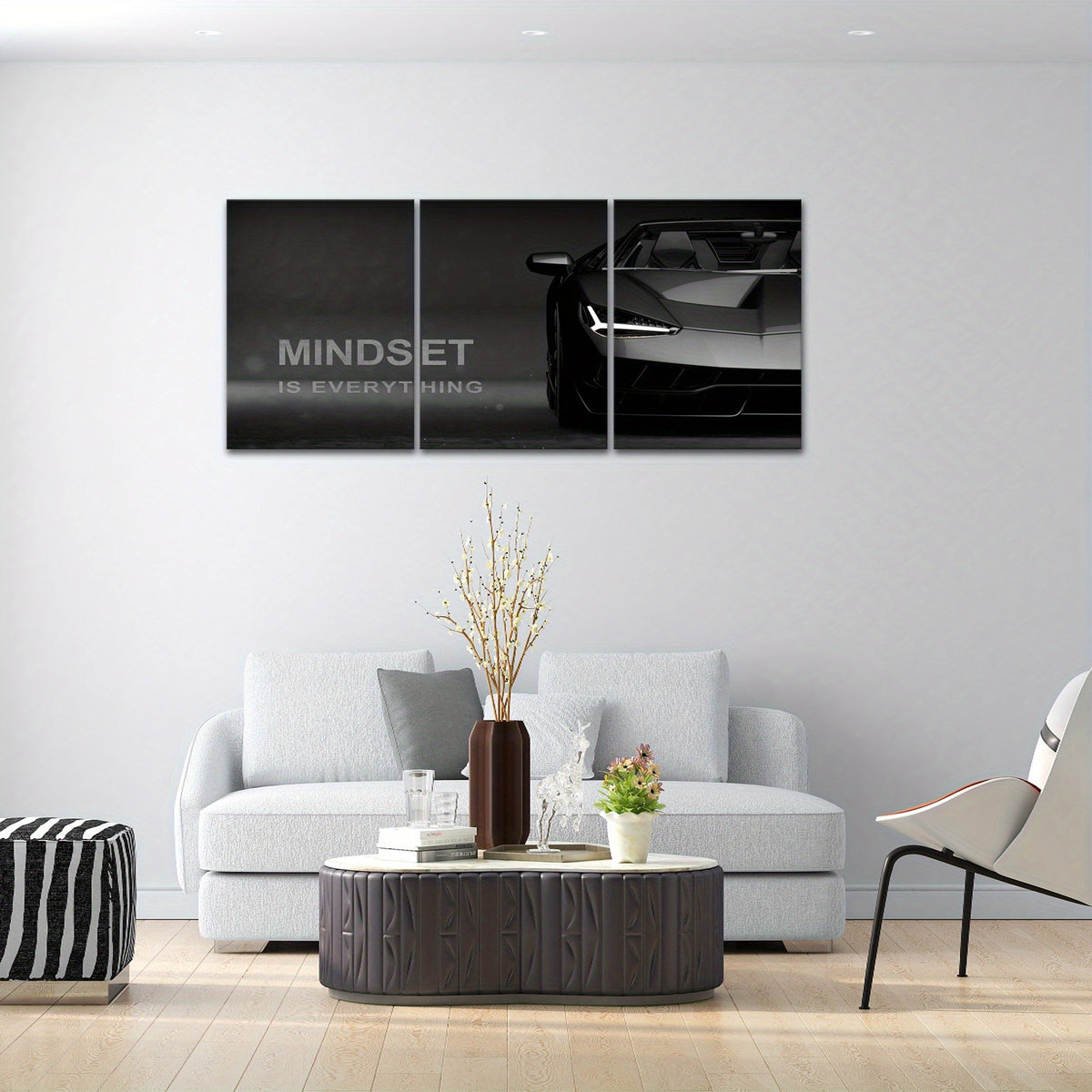 Set Of 3 Motivational Quote Premium Wall Art Tiles