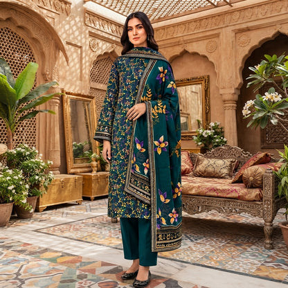 SAPPHIRE - 3 Pcs Printed Lawn Suit - Apparel Accessory Designed For Fashion Styling