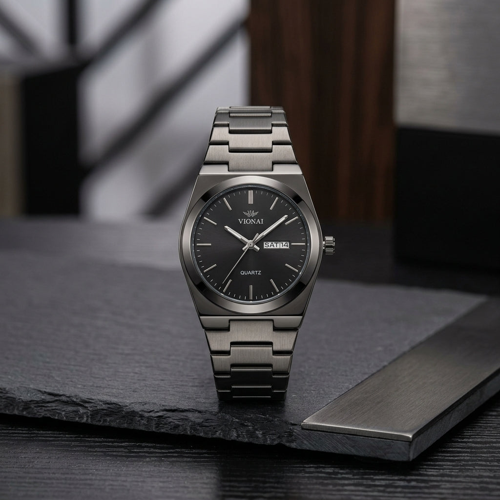 Stainless Steel Waterproof  Watch