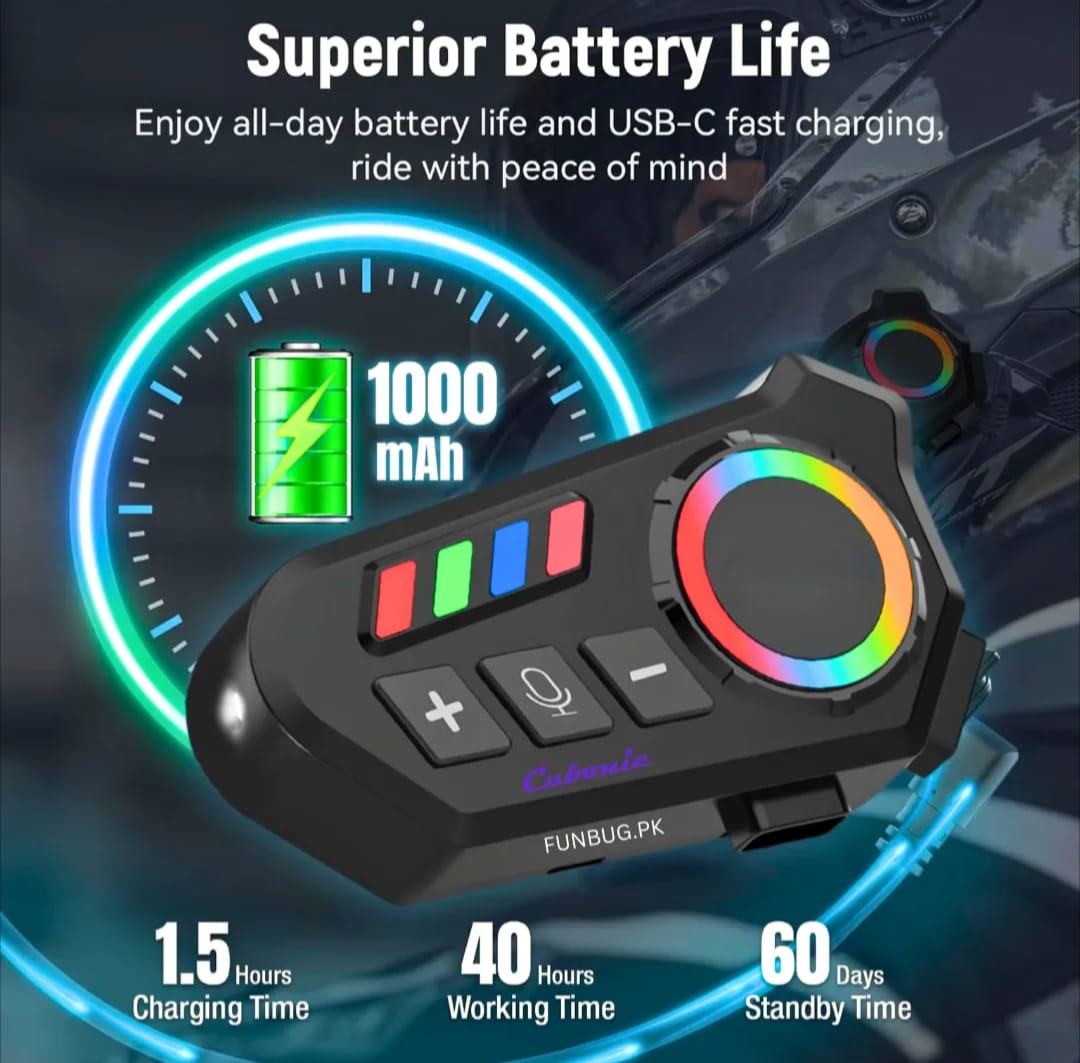 Motorcycle Helmet Bluetooth Headset