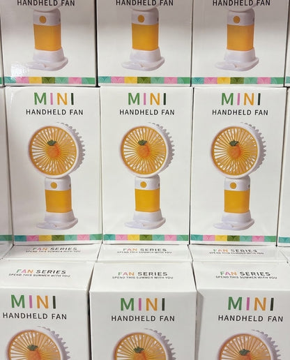 Portable Mini Handheld Fan – Compact USB Rechargeable Personal Cooling Fan