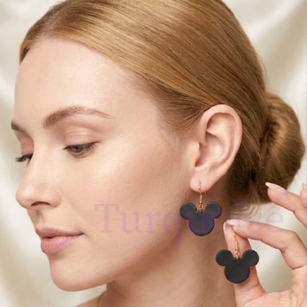 Minnie Mouse Design Cute Earrings- Light Weight