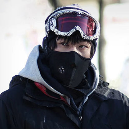 Half Face Bike Mask – Windproof &amp; Dustproof Cycling Face Shield
